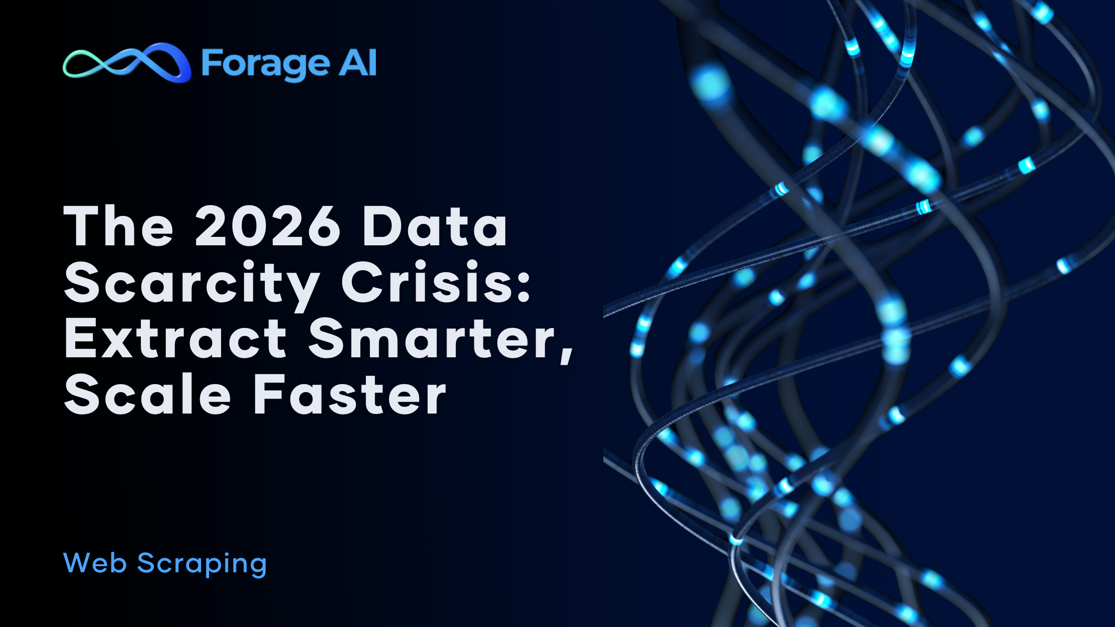 The 2026 Data Scarcity Crisis: Why AI Companies Must Shift to Data Extraction Now featured image