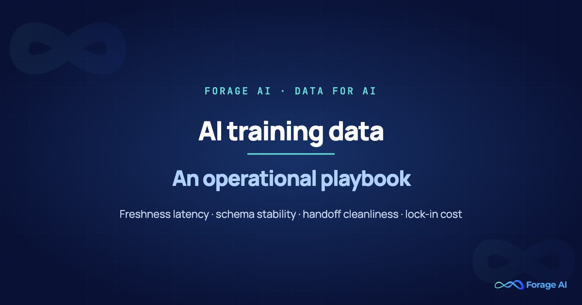 AI Training Data: An Operational Playbook for Data PMs and ML Engineers featured image
