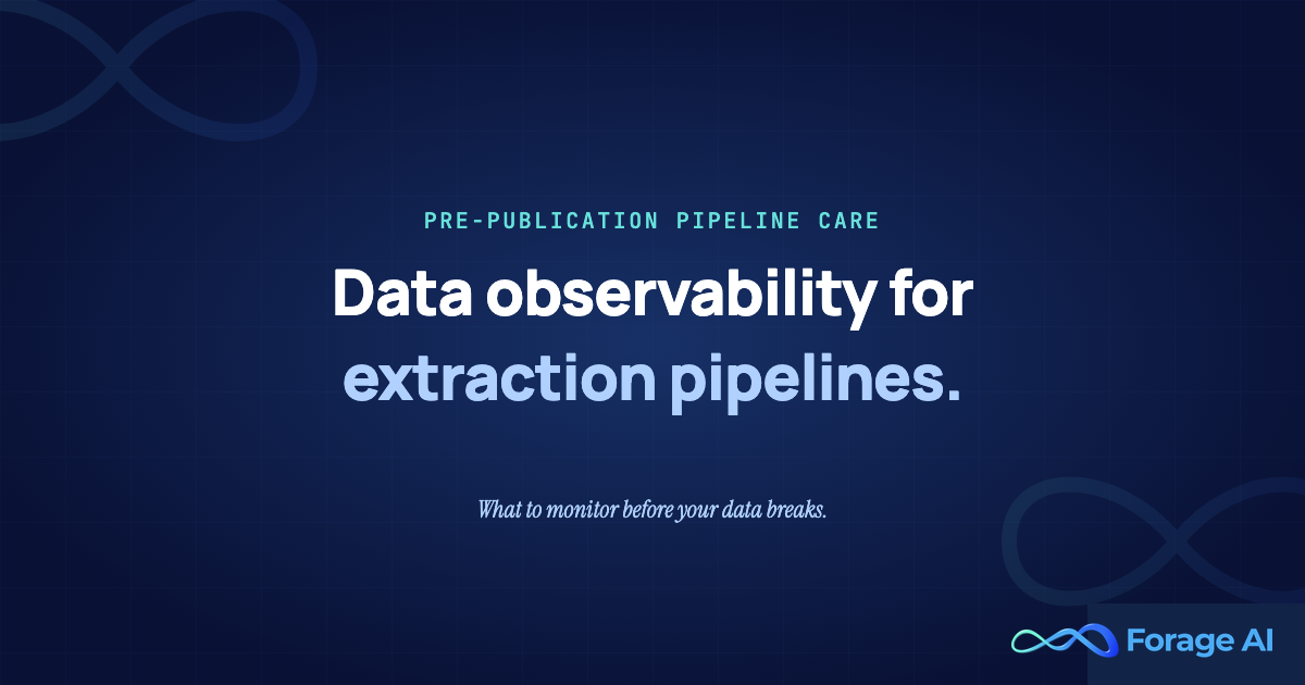Data Observability for Extraction Pipelines: What to Monitor Before Your Data Breaks featured image
