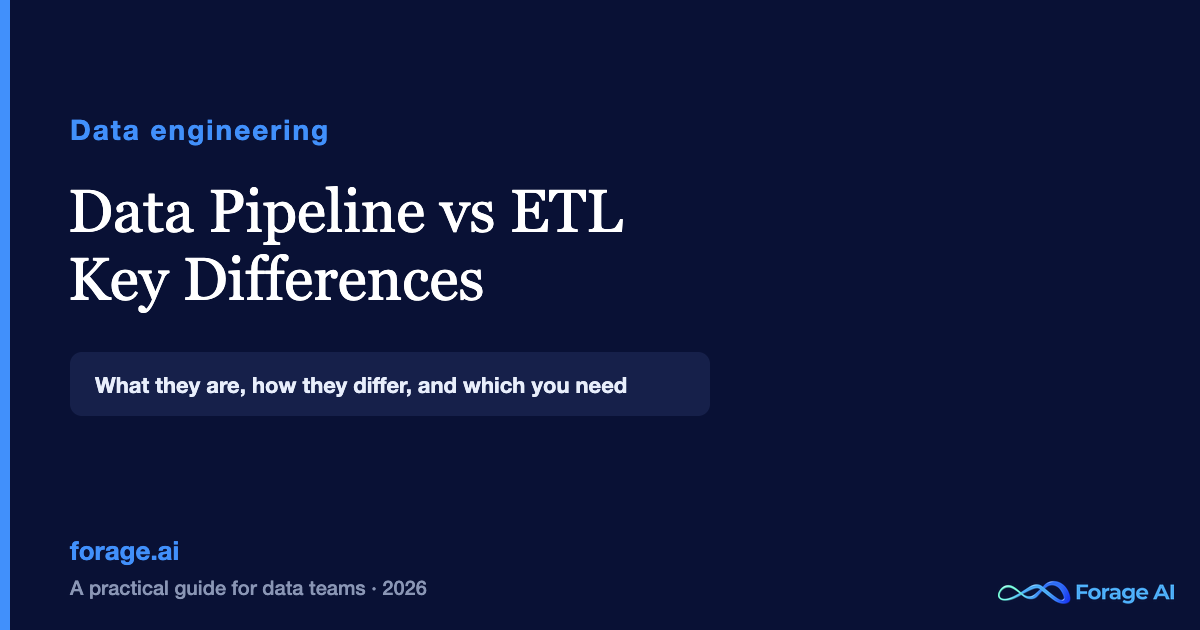 Data Pipeline vs ETL: Key Differences (2026)
